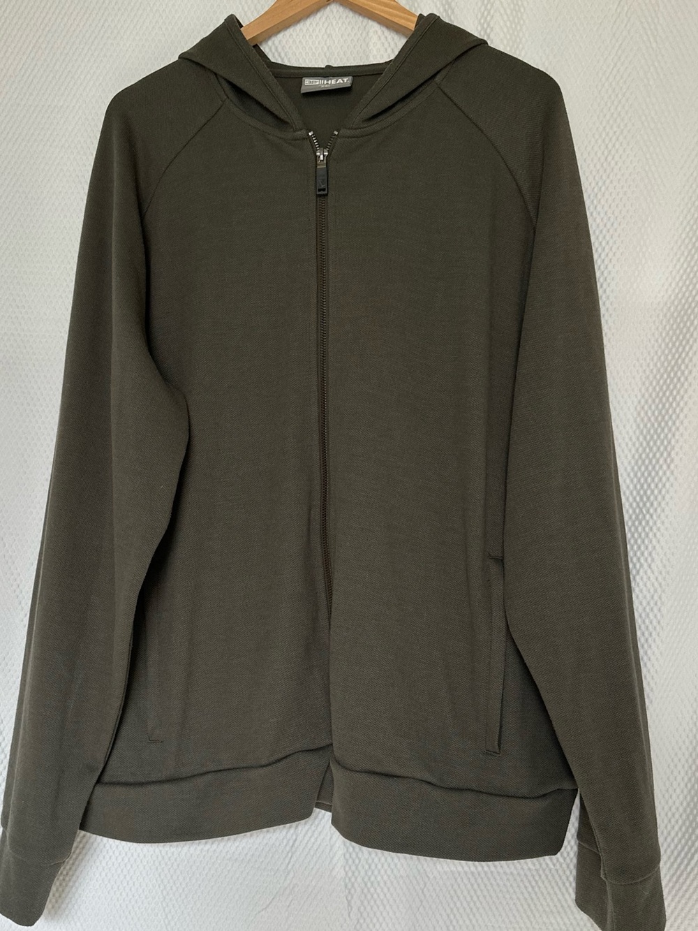 32 Degrees Men's Olive Green Hooded Pullover Sweatshirt